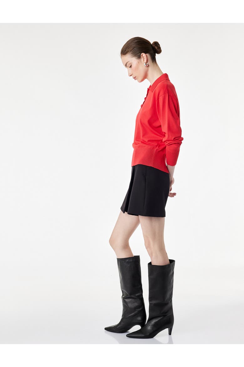 Pocketed Mini Skirt, Alternate, color, BLACK