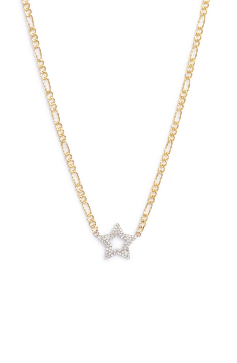 Meira T Diamond Star Necklace, Main, color,