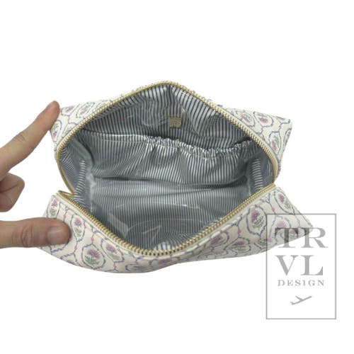 Trvl Design Antibes Cosmetic Bag In Ivory