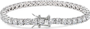 Nialaya Silver Tennis Bracelet