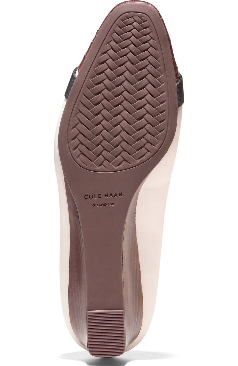 Cole Haan Go-To Malta Bow Wedge Pump, Alternate, color, Powder Leather