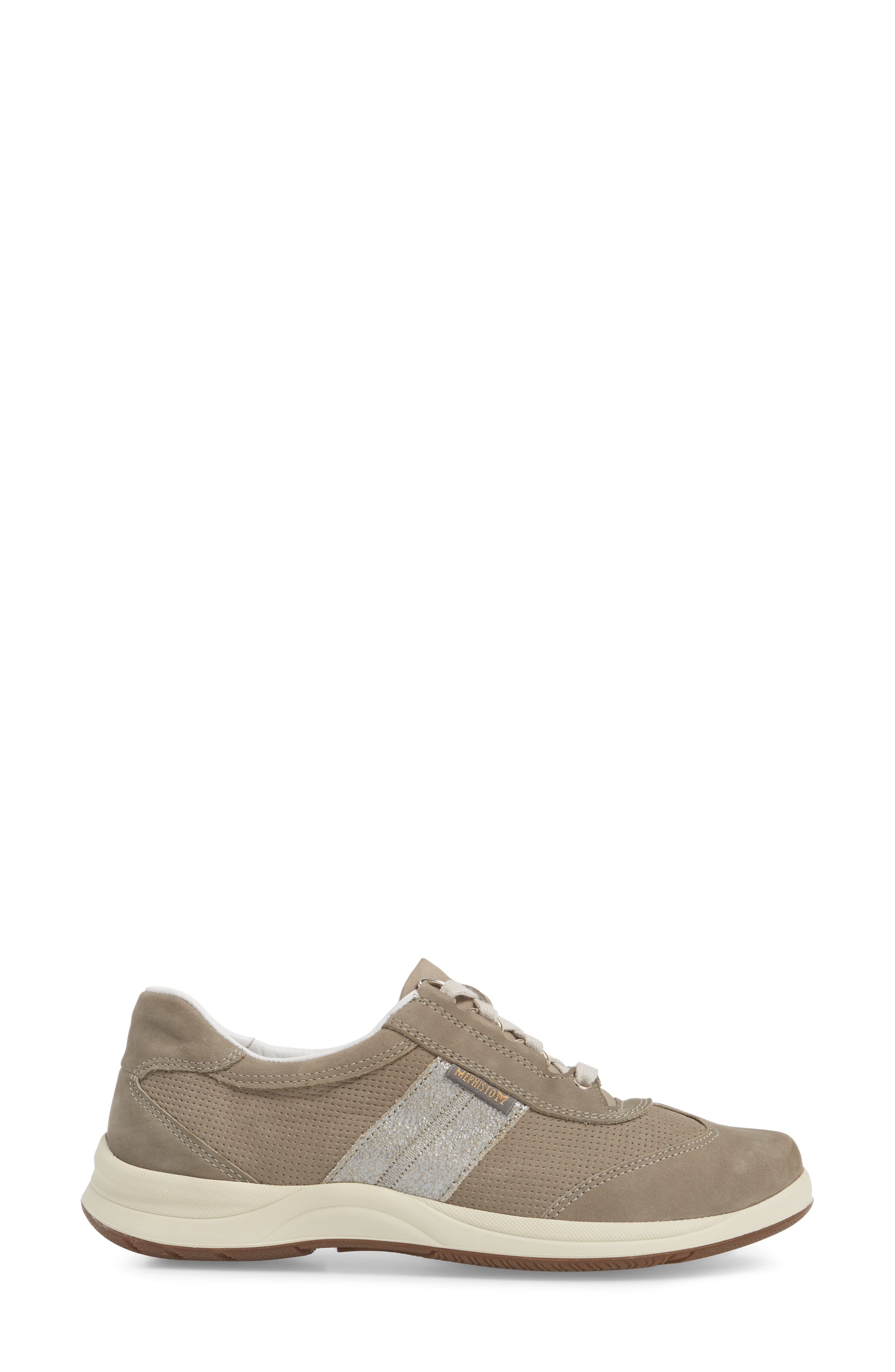 Mephisto Laser Perforated Walking Shoe, Alternate, color, 