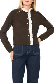 Ted Baker Ruffle Trim Cardigan
