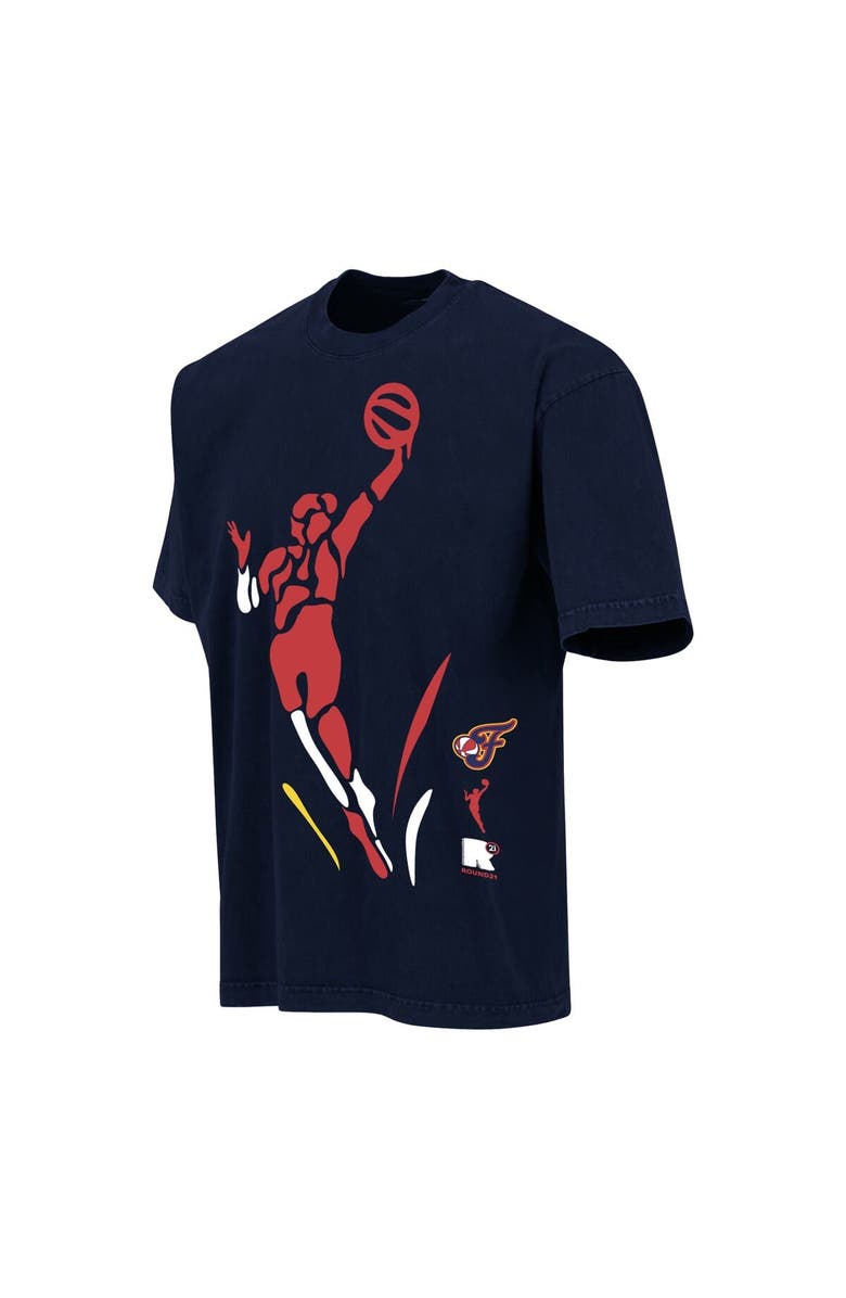 round21 Unisex round21 Navy Indiana Fever Victory T-Shirt, Alternate, color, Navy