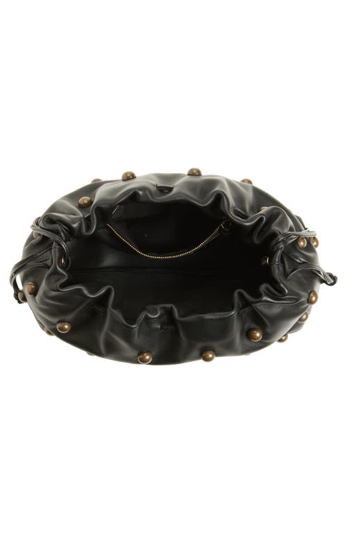 Altuzarra Drawstring Studded Leather Clutch In Multi
