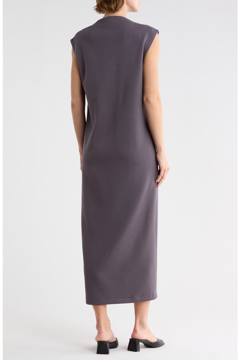 Harlan Faux Wrap Midi Dress, Alternate, color, GREY