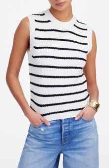 Madewell Bouclé Knit Sweater Tank