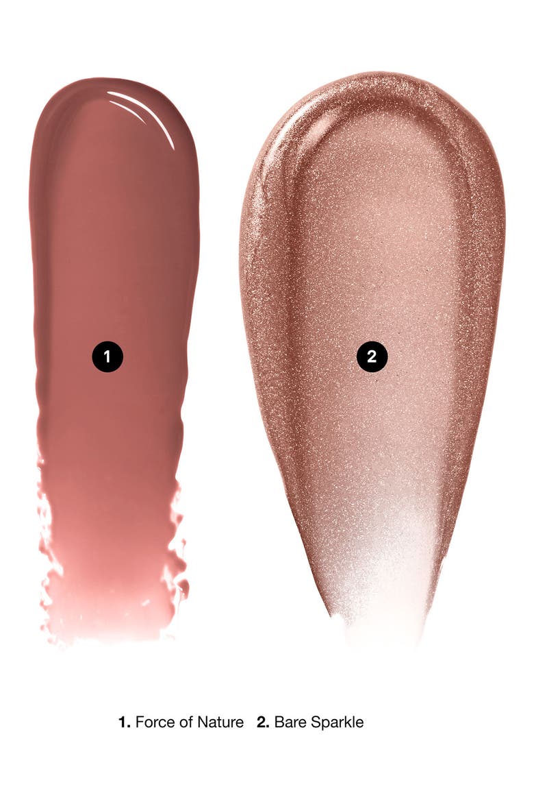 Crushed Oil-Infused Tinted Lip Gloss Duo Set $66 Value, Alternate, color, PINK BROWN/ CHAMPAGNE
