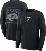 FANATICS Men's Fanatics Black Los Angeles Rams Midnight Falls Long Sleeve T-Shirt