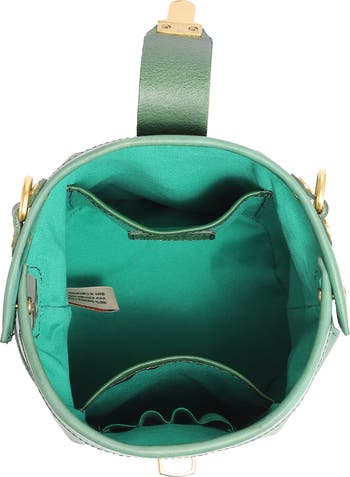 Doctor Bucket Leather Crossbody Bag