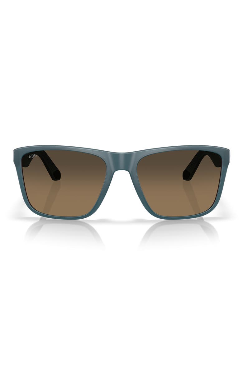 Los Alijos 59mm Sunglasses, Main, color, SOMOS BLUE / COPPER