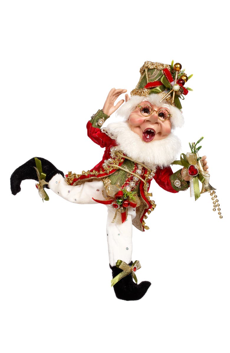 Mark Roberts Joyful Elf, Small, Main, color, Olive Green