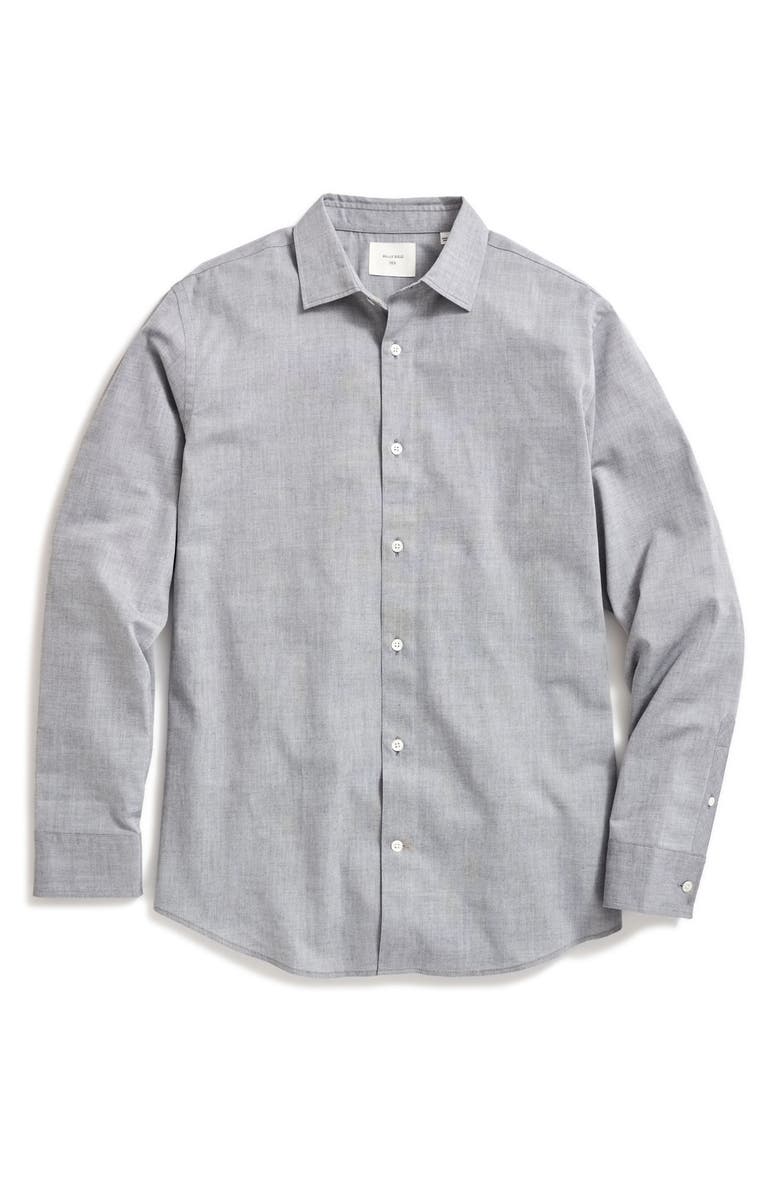 Billy Reid Hutcheson Oxford Dress Shirt, Main, color, Light Grey
