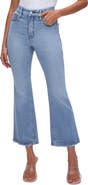 Good American Good Legs Crop Mini Bootcut Jeans