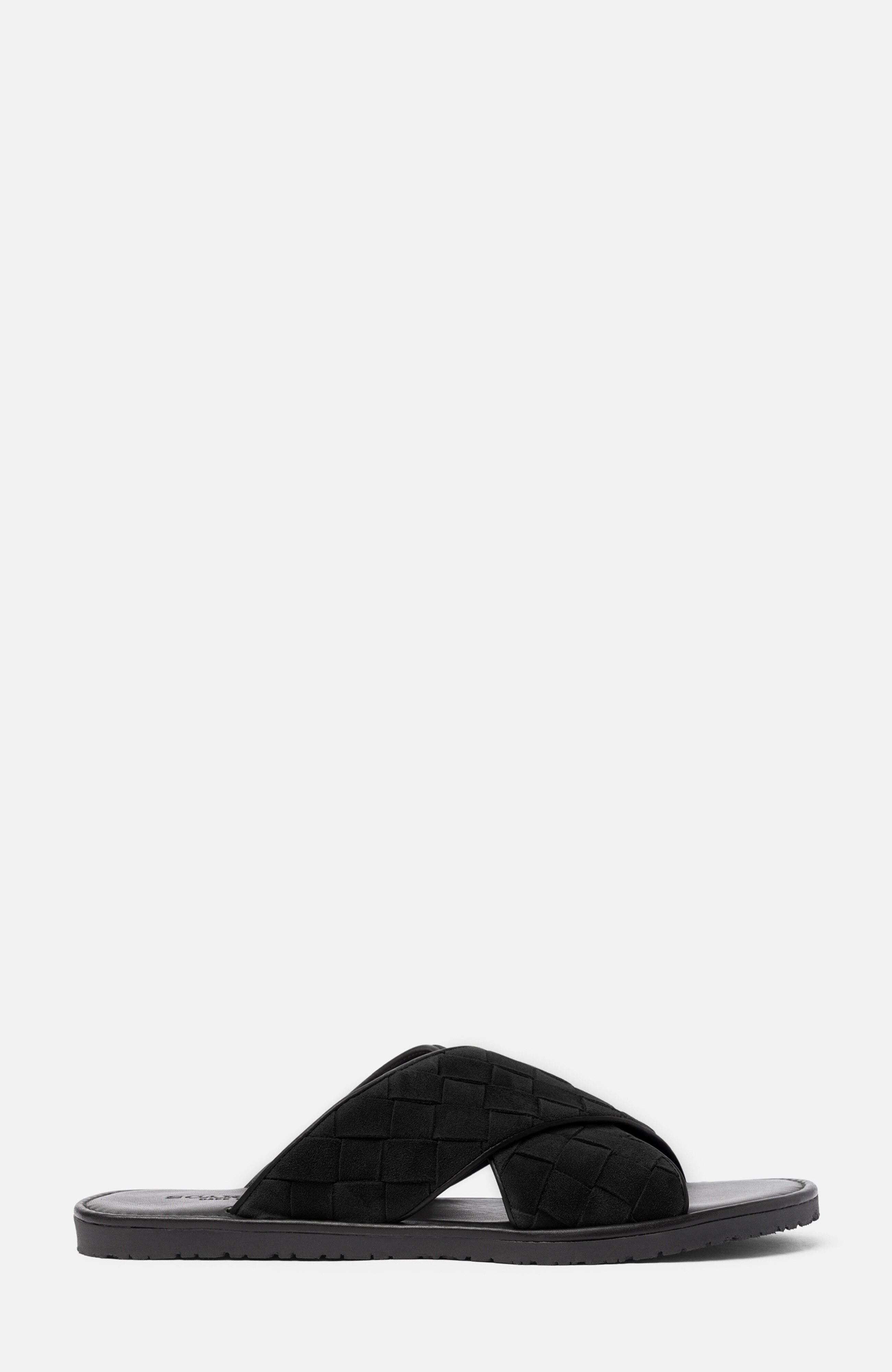 Ettore Sandals, Alternate, color, Black - Suede