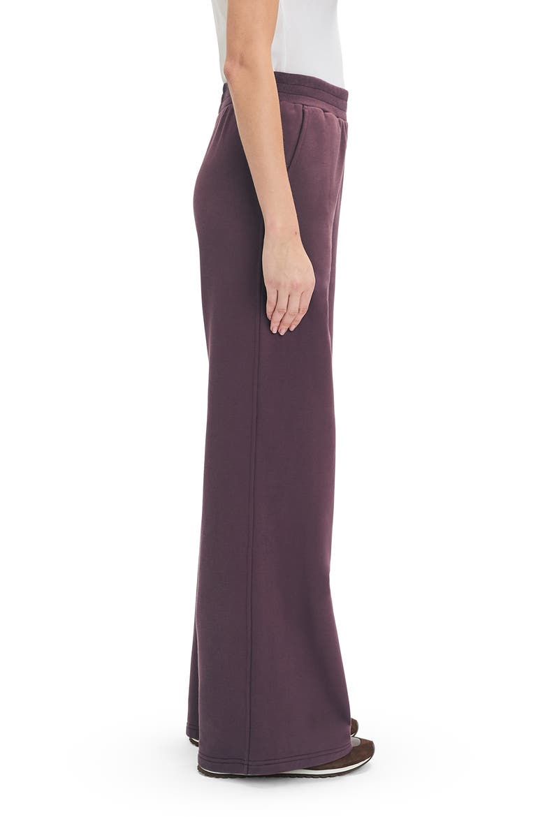 The Boxer Cotton Wide Leg Pants, Alternate, color, BURGUNDY DAHLIA