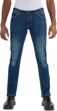 XRAY Saddle Stitch Stretch Straight Leg Jeans