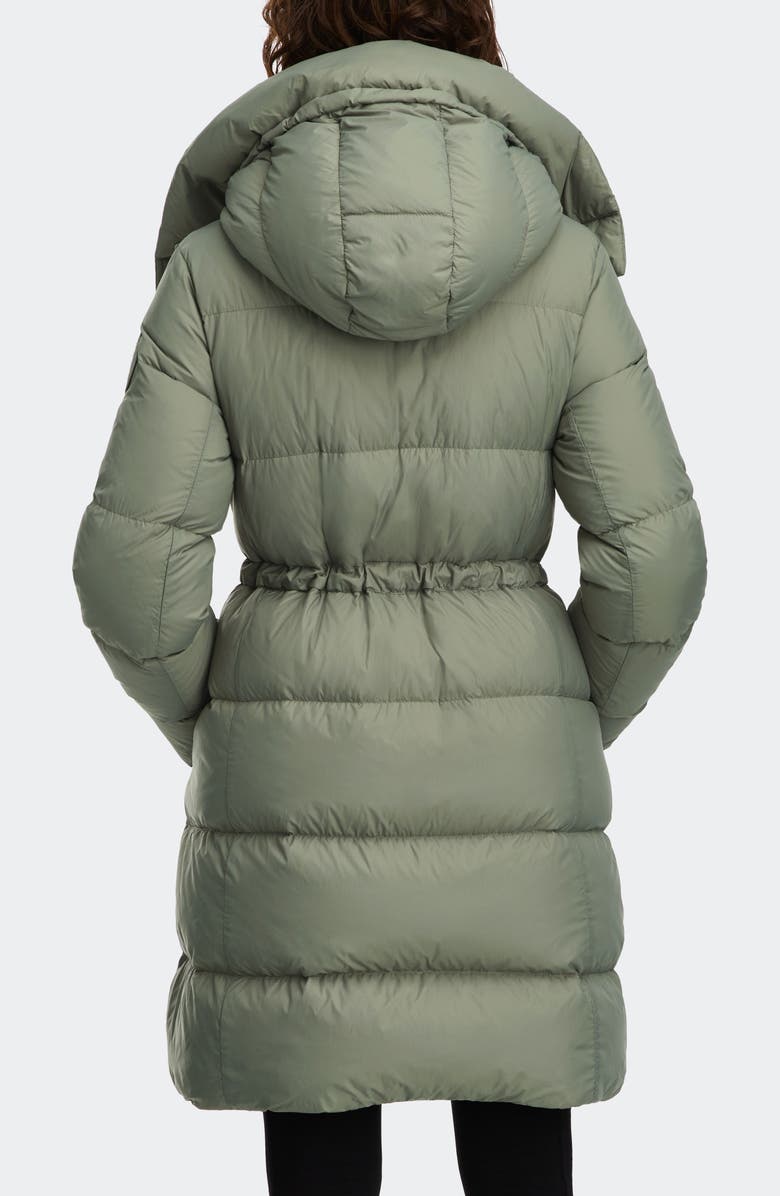 Canada Goose Montgomery Tonal Label 750 Fill Power Down Coat, Alternate, color, Sagebrush