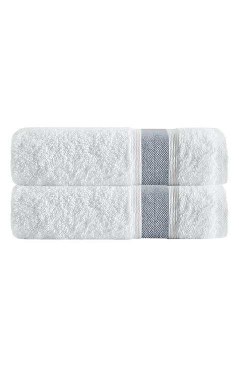 Unique 2-Piece Turkish Cotton Bath Towels
