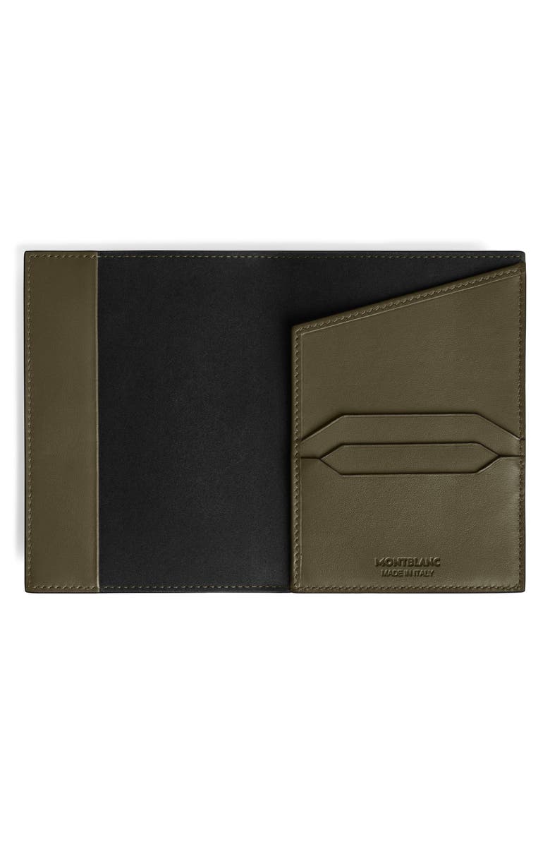 Montblanc Extreme 3.0 Leather Passport Case, Alternate, color, Khaki