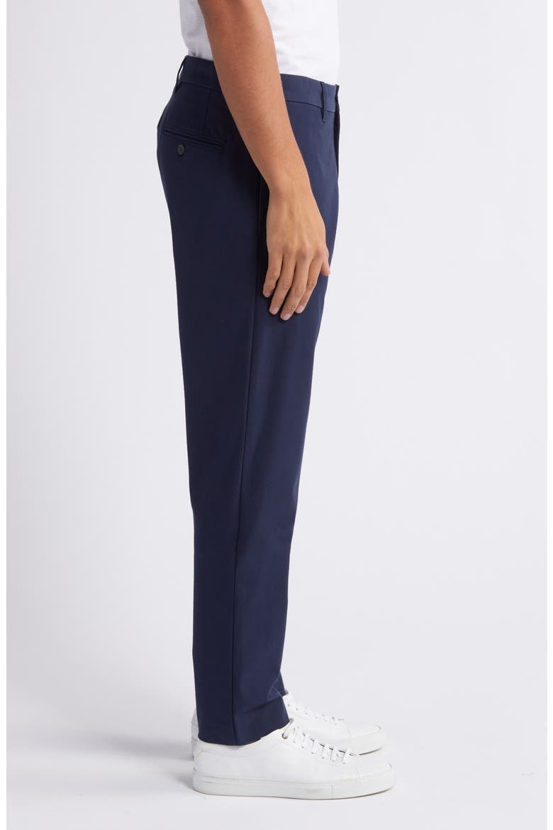 Tech-Smart Flat Front Chinos, Alternate, color, NAVY BLAZER