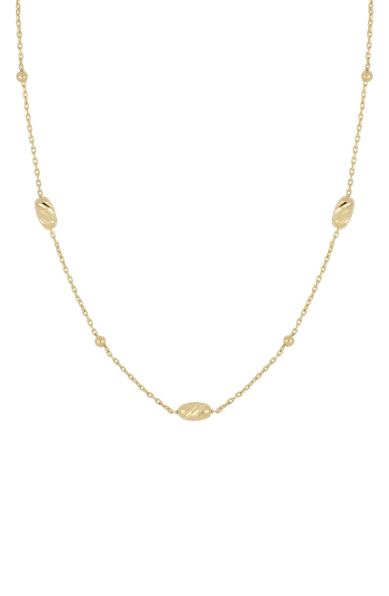 Bony Levy 14K Gold Station Necklace, Main, color, 