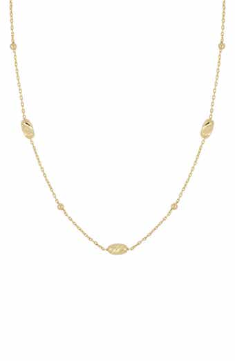 Bony Levy 14K Gold Station Necklace