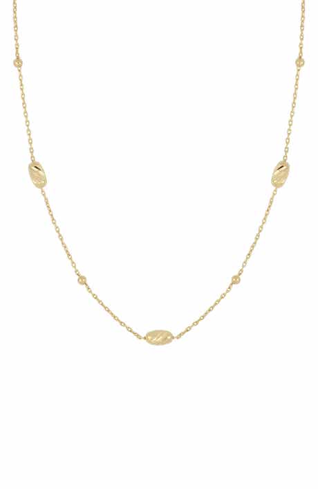 Bony Levy 14K Gold Station Necklace