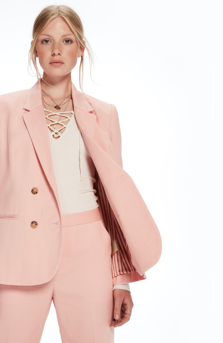 Scotch & Soda Slim Fit Double Breasted Blazer, Alternate, color, 