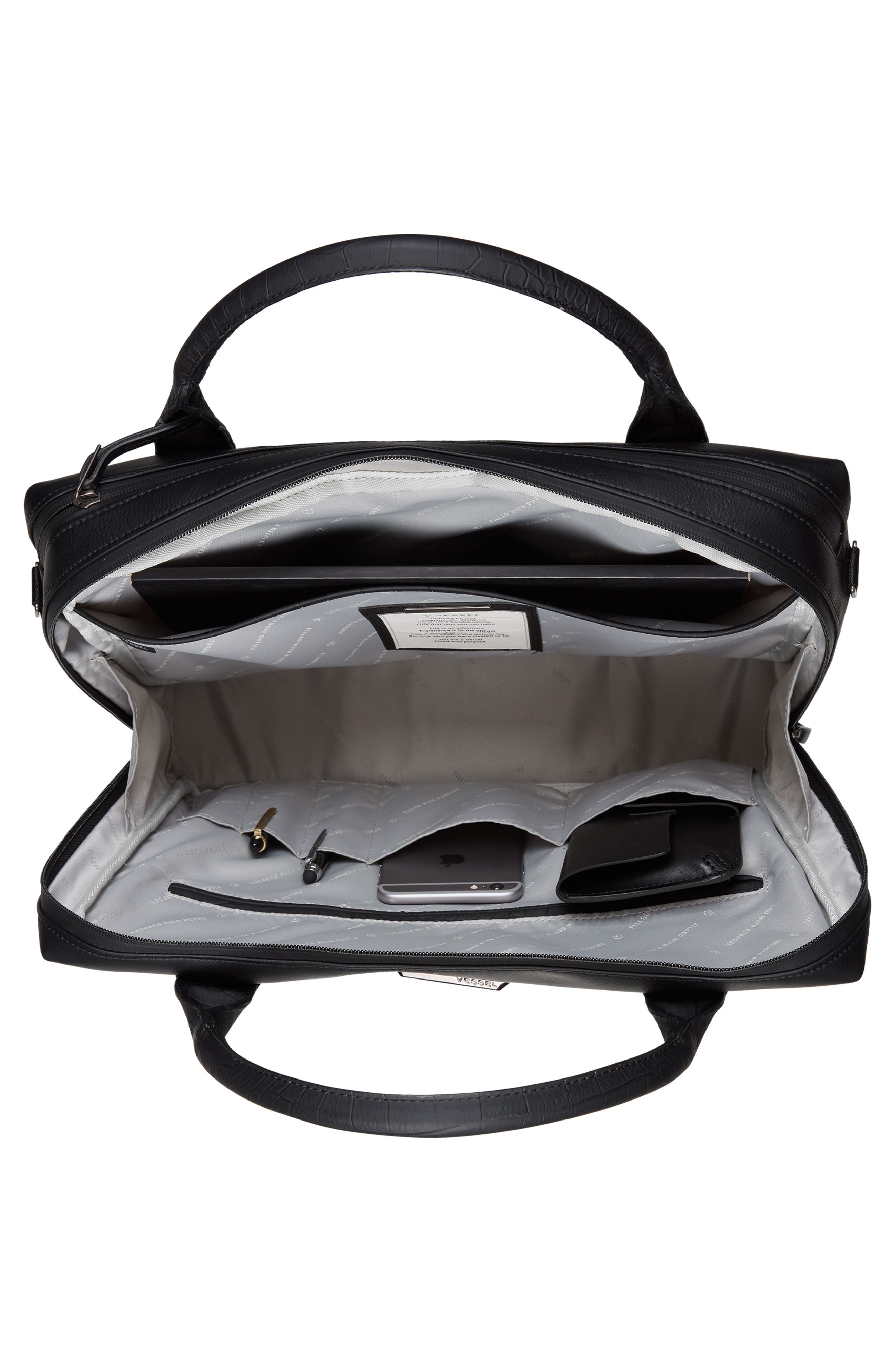 Vessel Signature 2.0 Faux Leather Briefcase, Alternate, color, 