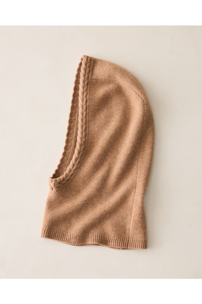 Cashmere Snood, Main, color, Dk Camel Hthr