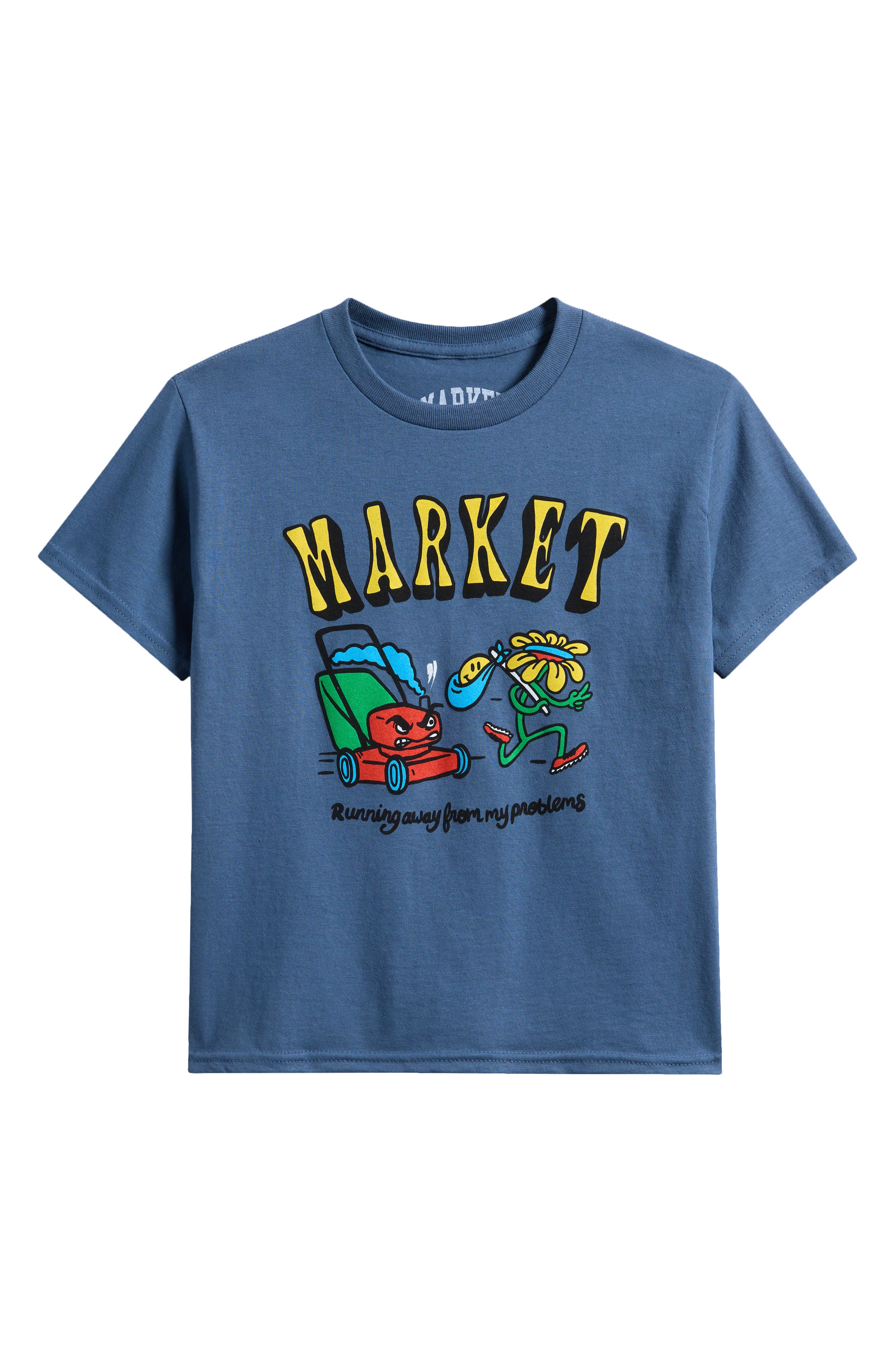 MARKET Kids' SMILEY® On the Run Cotton Graphic T-Shirt