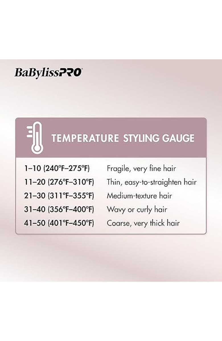 BaBylissPRO Nano Titanium Limited Edition 1" Ultra-Thin Flat Iron, Alternate, color, Pink