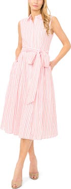 Ted Baker Charlie Stripe Seersucker Midi Dress