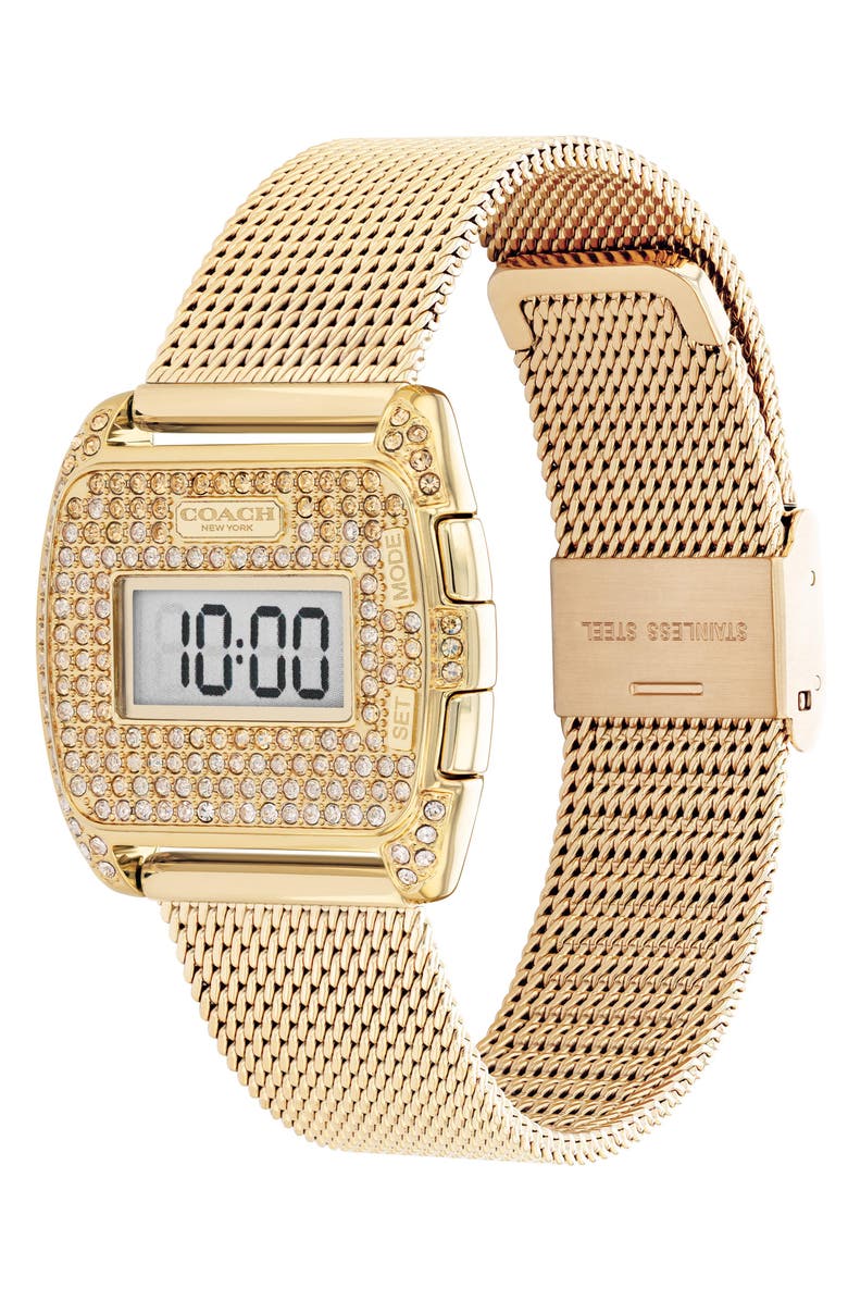 COACH Darcy Digital Watch, 30mm, Alternate, color, 