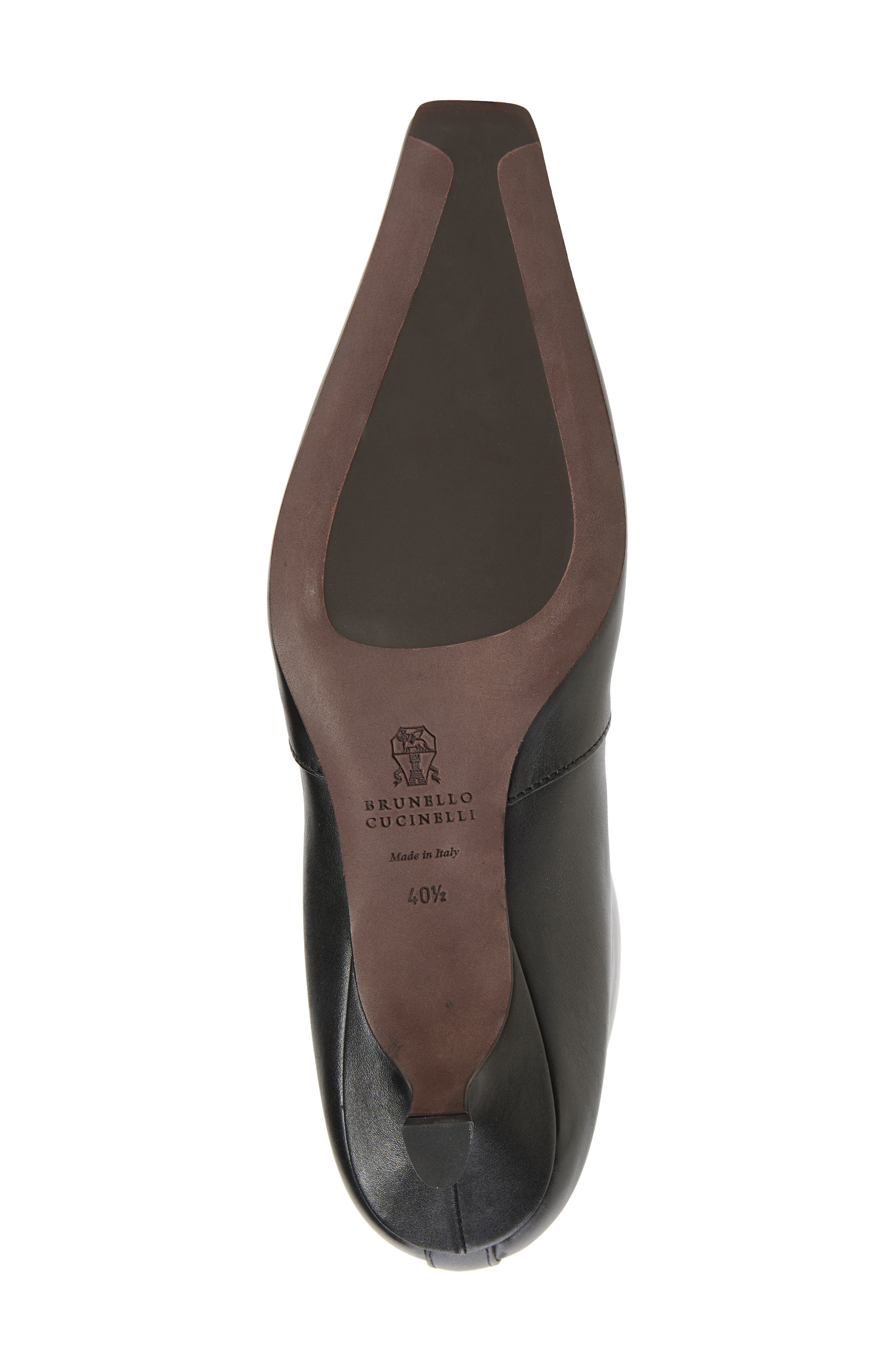 Brunello Cucinelli Kitten Heel Tall Boot, Alternate, color, 