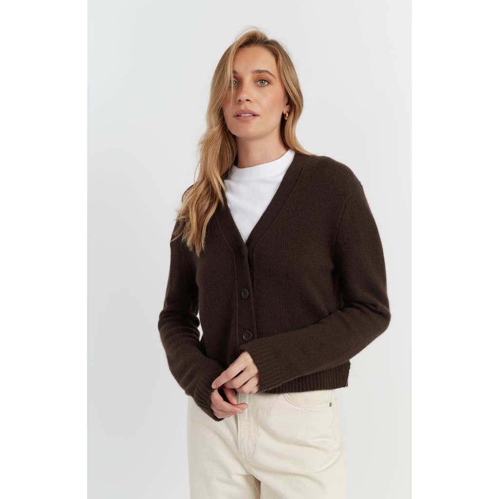 Chinti & Parker Pure Cashmere Cardigan In Brown