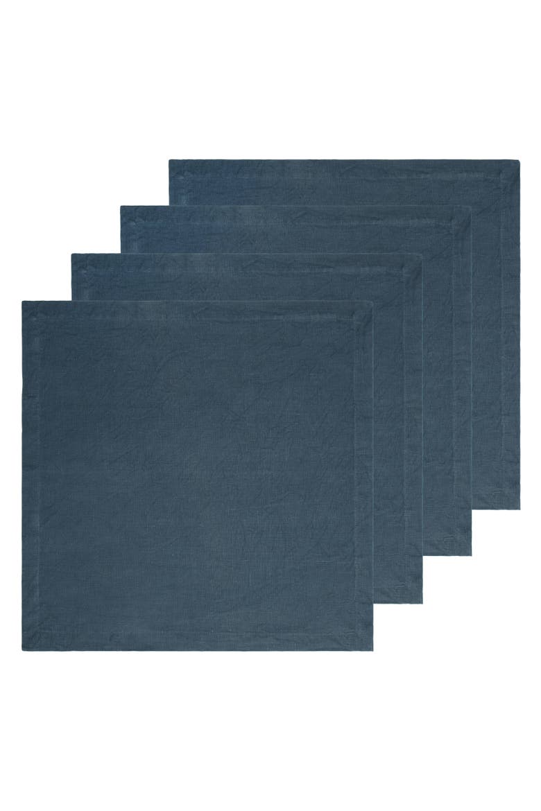 Everyday Napkins - Set of 4, Main, color, Indigo 21" x 21"