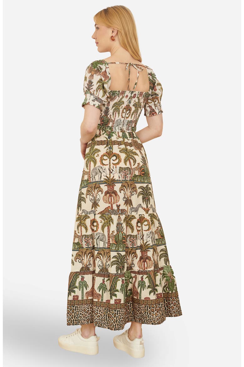 Cotton Voile Safari  Midi Skirt, Alternate, color, Multi