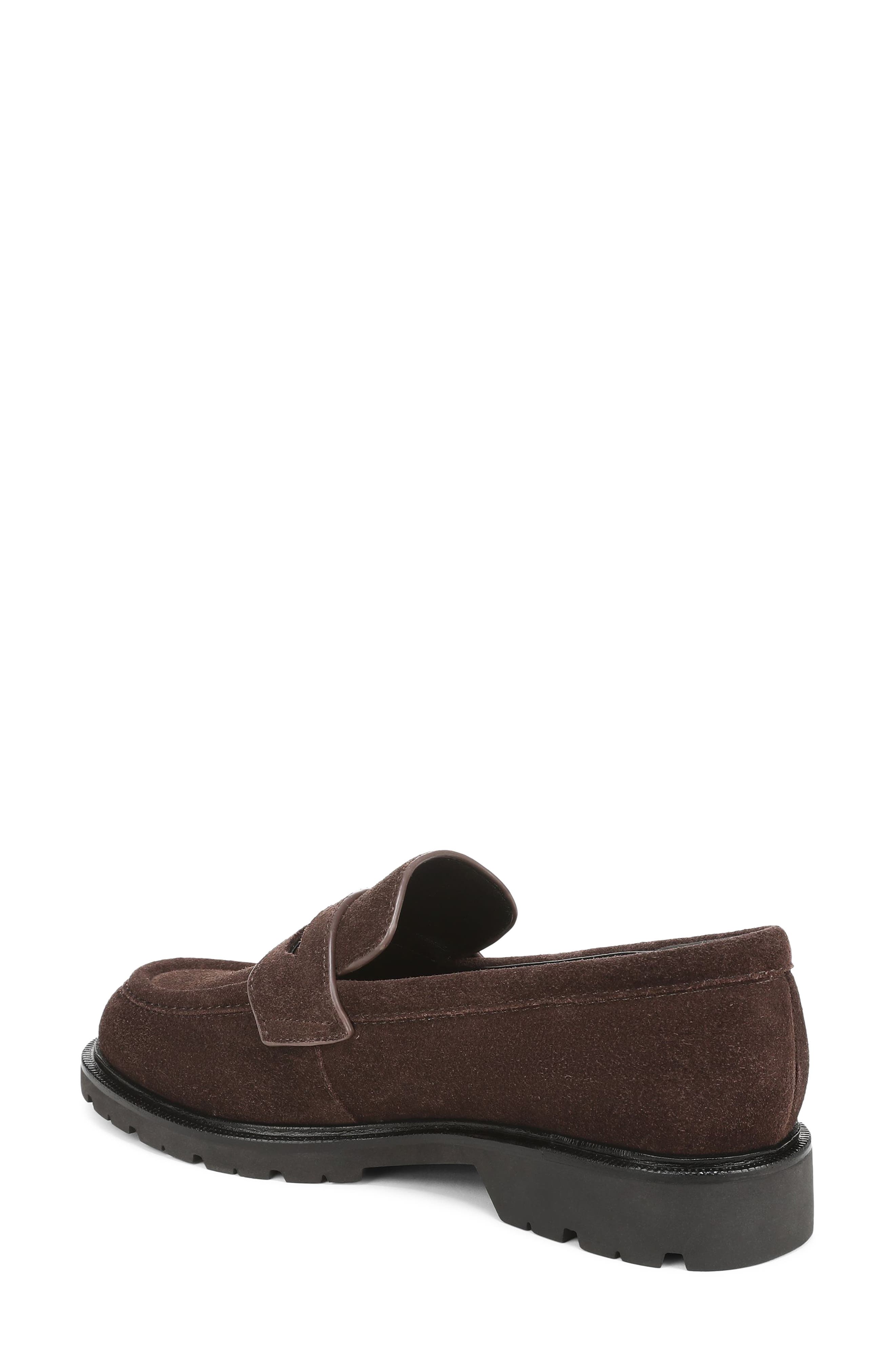 Siena Lugged Penny Loafer, Alternate, color, CACAO BROWN