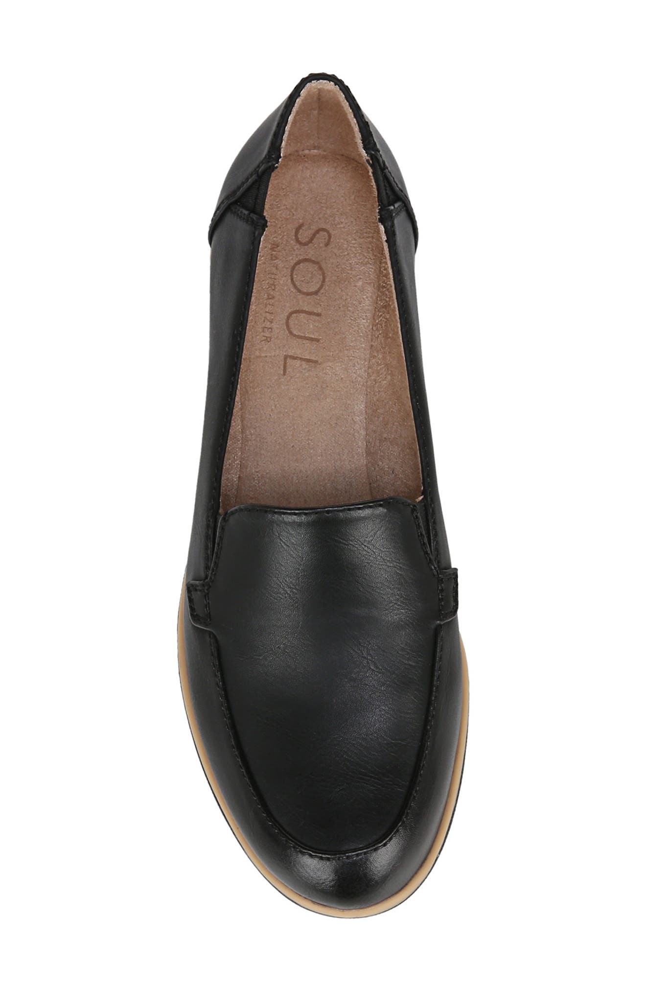 SOUL NATURALIZER Idea Slip-On, Alternate, color, Black Faux Leather