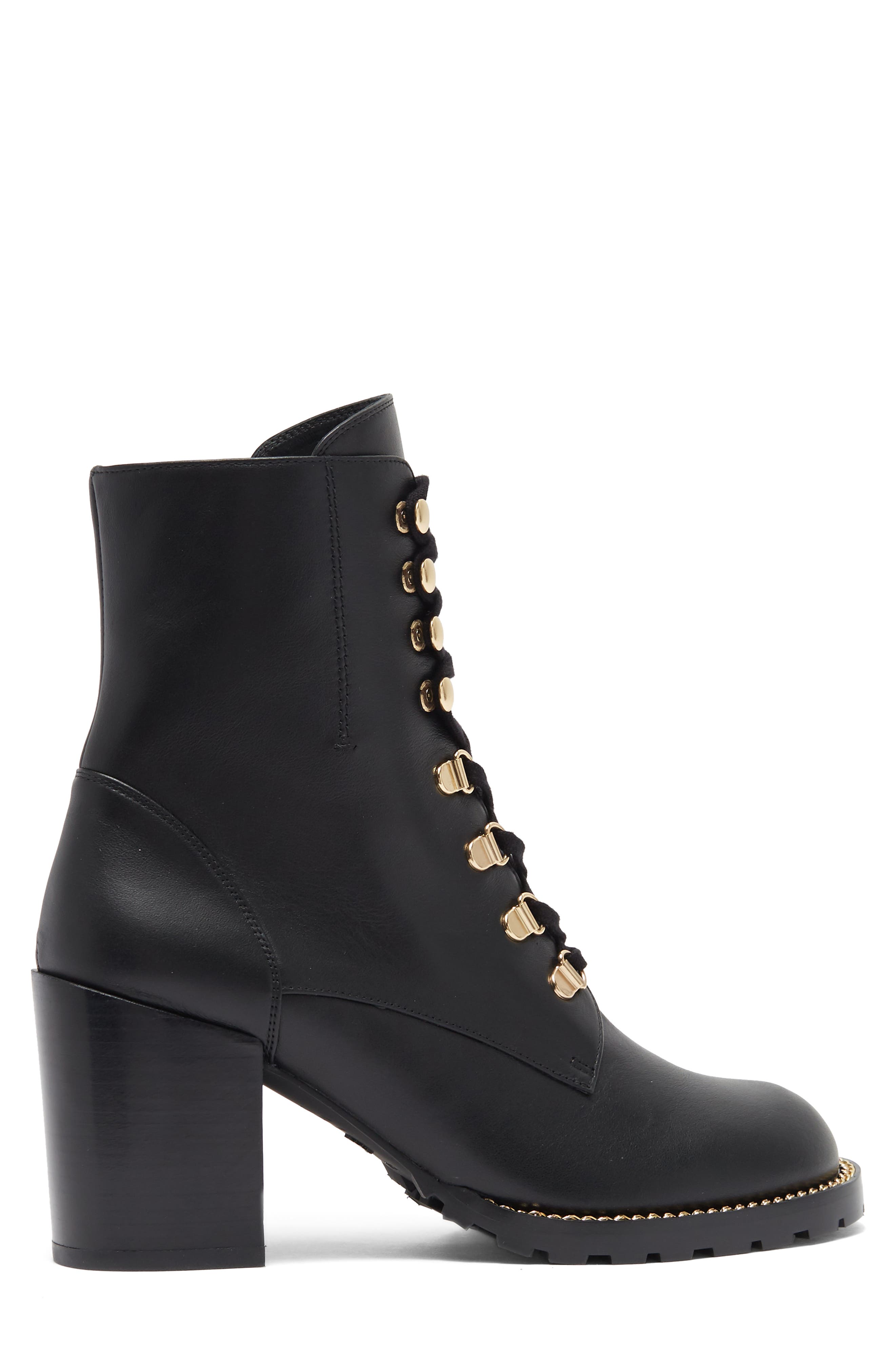 Kolbie Block Heel Bootie, Alternate, color, BLACK
