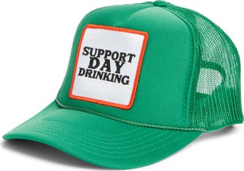 Support Day Drinking Patch Trucker Hat