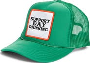 Friday Feelin’ Support Day Drinking Patch Trucker Hat