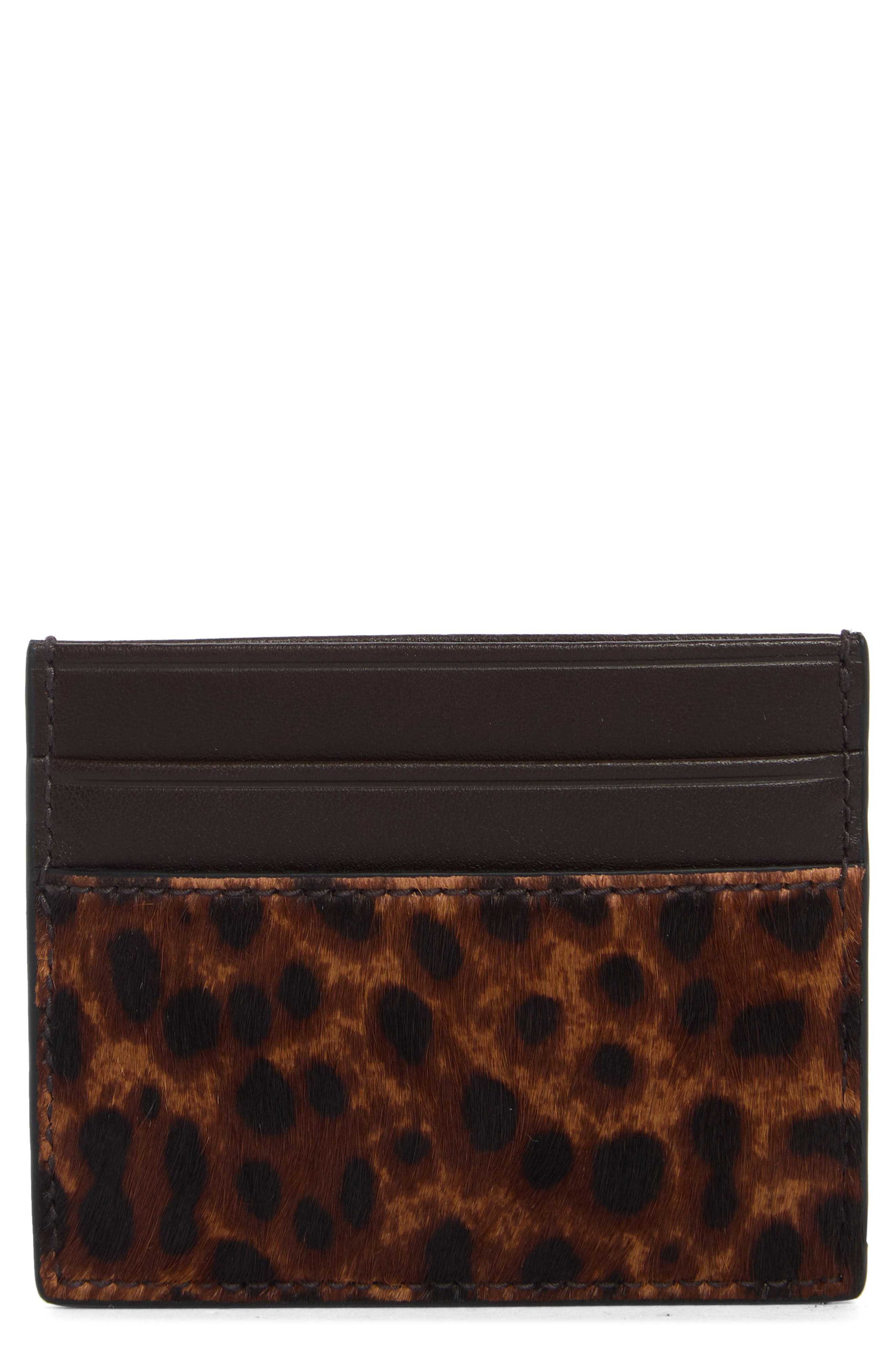 Leopard Print Card Case