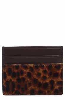 Leopard Print Card Case