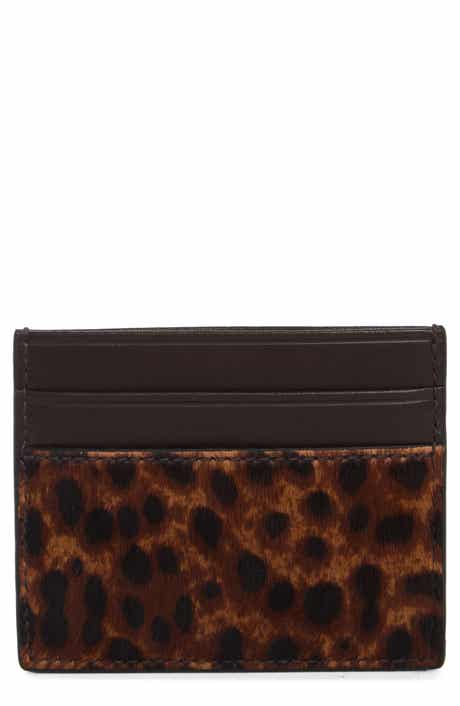 Leopard Print Card Case