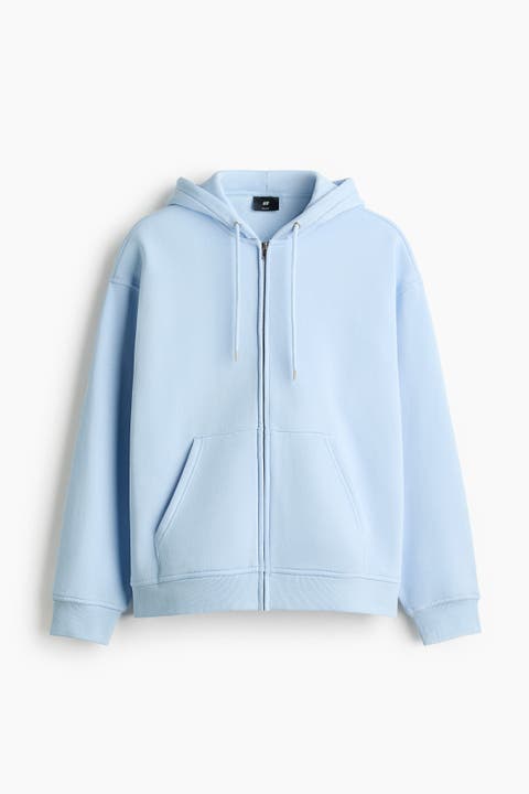 Loose  Fit Zip-through Hoodie