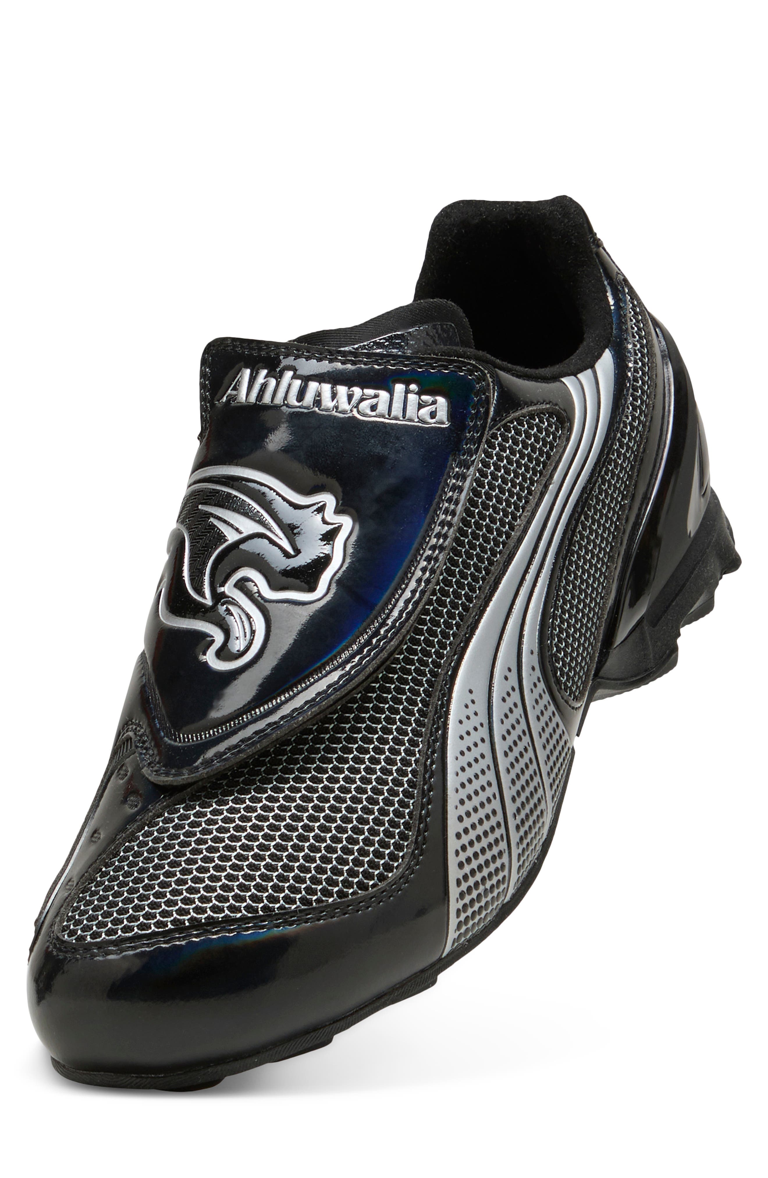 PUMA x Ahluwalias V-S1 Soccer Sneaker, Alternate, color, Puma Black/ Puma Silver