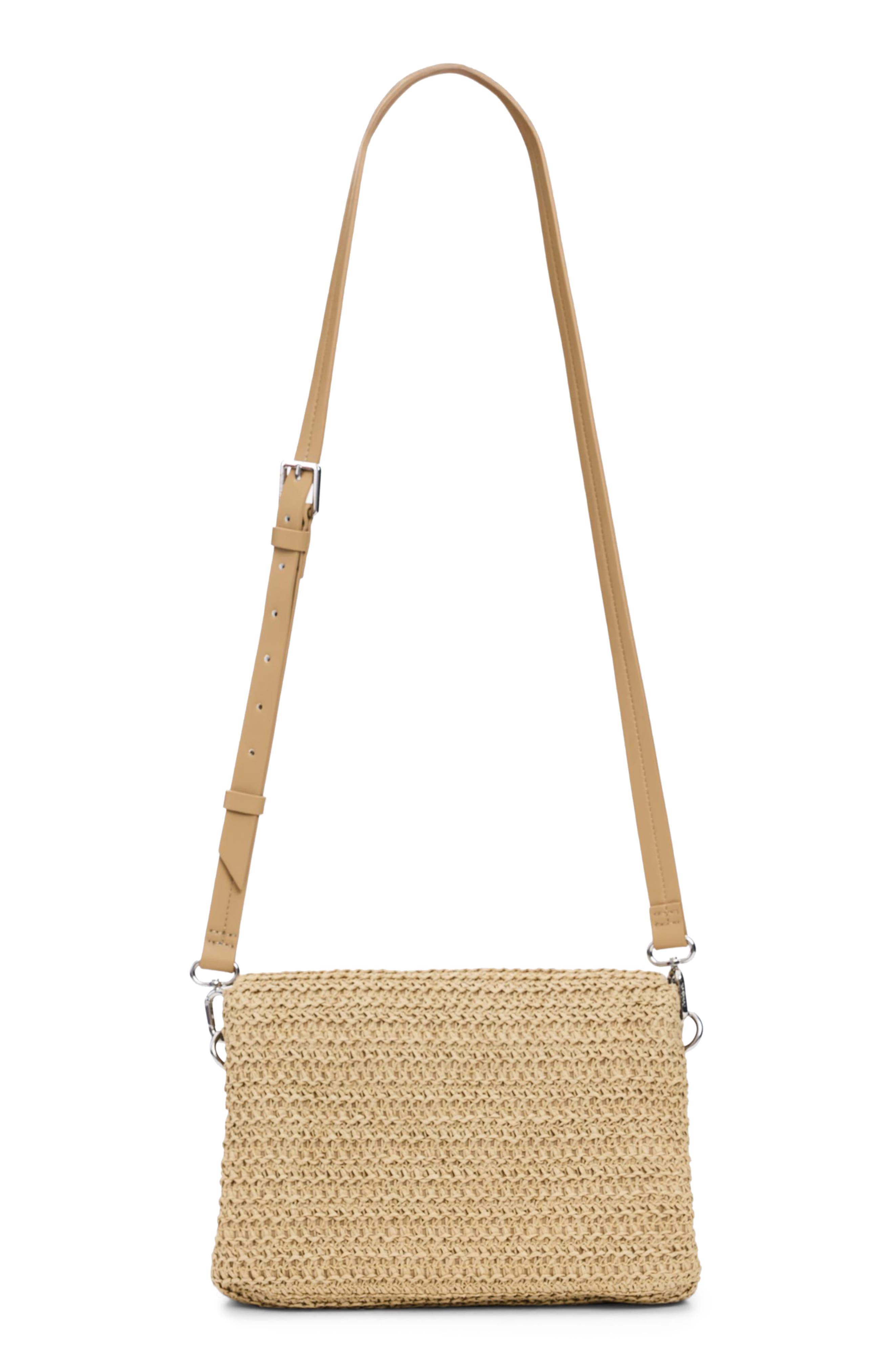 Desigual Raffia Crossbody Bag, Alternate, color, 